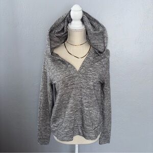 Daily Ritual Anthropologie Heather Gray Knit Top